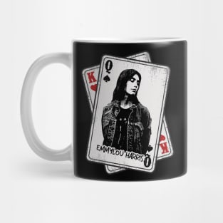 Retro Emmylou Harris Card Style Mug